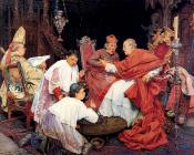 朱塞佩 西尼奥里尼 : Cardinals In An Interior